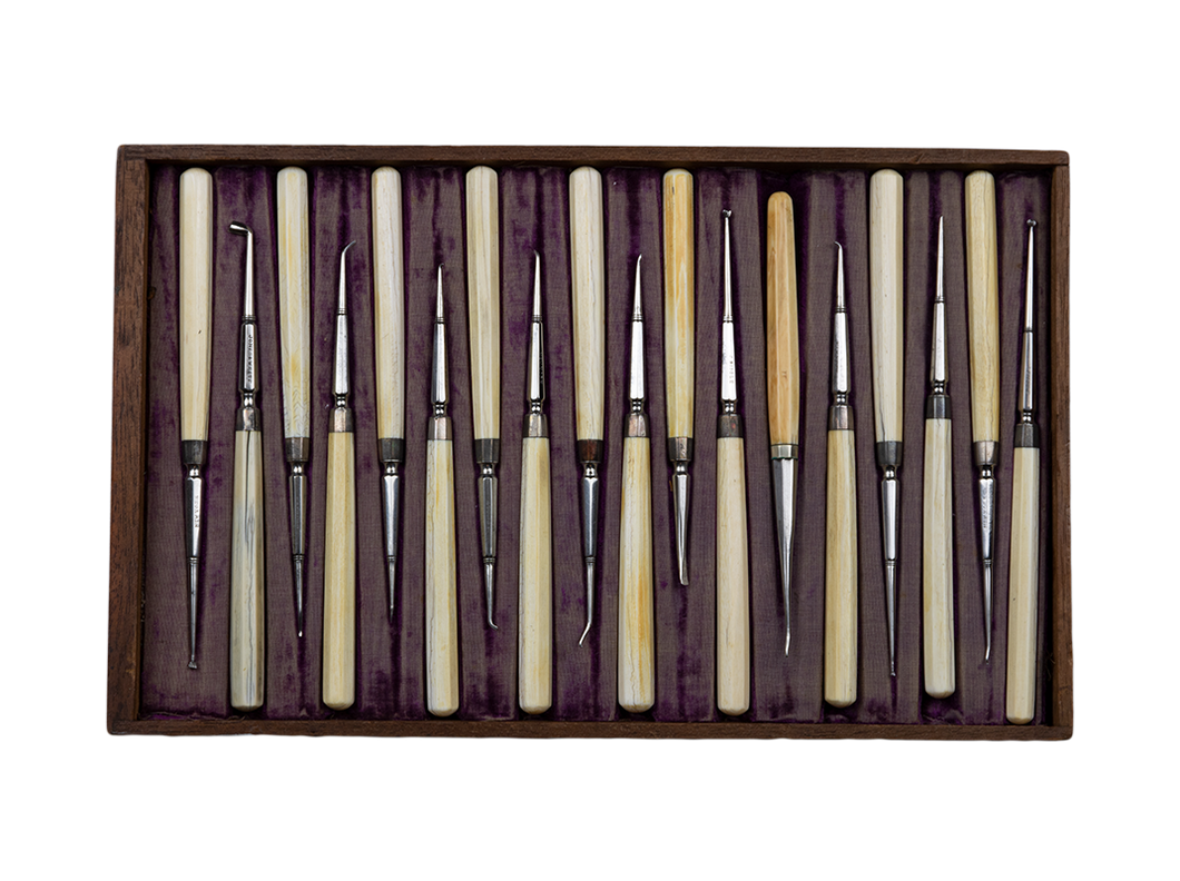 Complete Tray of Dental Instruments