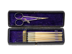 Set of Ivory Eye Instruments