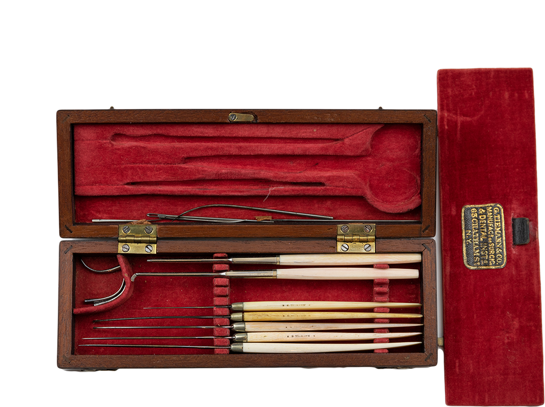 Timan Instrument Smaller Set of Dissecting Instruments by Tiemann