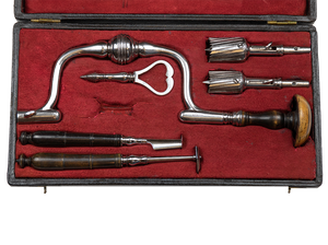 Cased Trephone Set by Bourgoin
