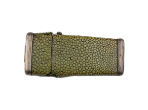 Shagreen Lancet Case with Two Thumb Lancets