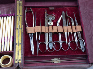 Cased Ophthalmological Instruments by Mon Charriere Robert & Collin