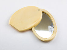 Load image into Gallery viewer, Ivory Cased Hand Mirror
