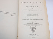 Load image into Gallery viewer, Erichsen&#39;s Science and Art of Surgery. 1869
