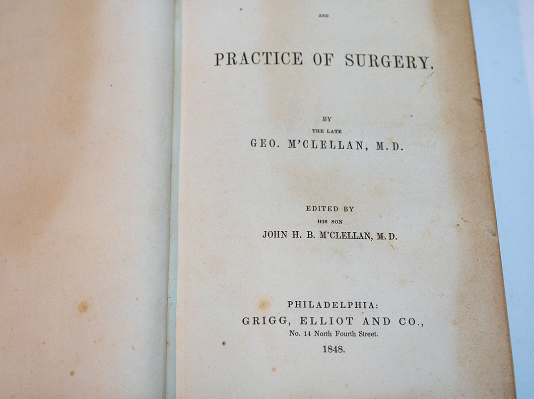 M'Clellan's Surgery 1848