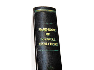 Handbook of Surgical Operations by Stephen Smith. Rebound 1863