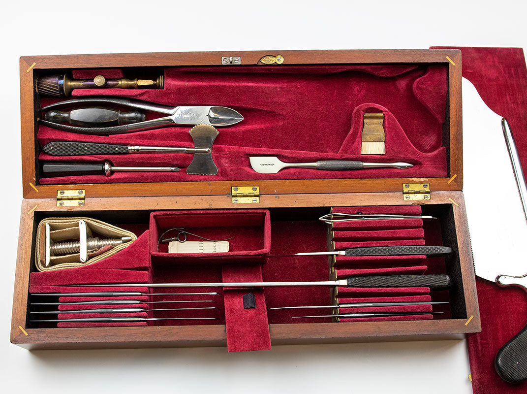 裁断済み　SURGEON 169-173号セット Antique Medical Surgical Sets