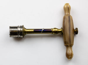 Crown Trephine with beautiful polished bone ( or possibly ivory) handle