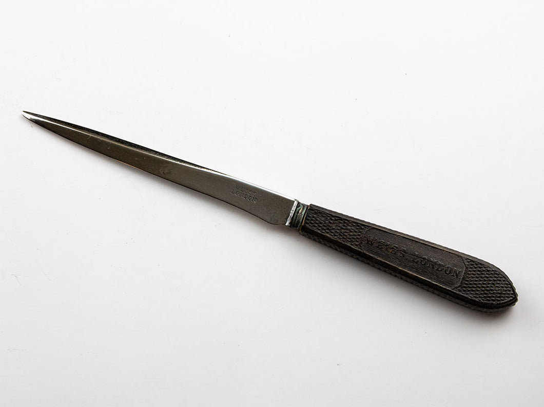 Amputation Knife with imprinted 'Weiss' on the ebony handle